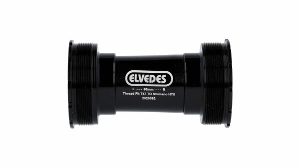 ELVEDES Innenlager "Thread Fit" BSA-Gewi 86 mm Gehäusebreite, 24 mm Shimano T47 Internal