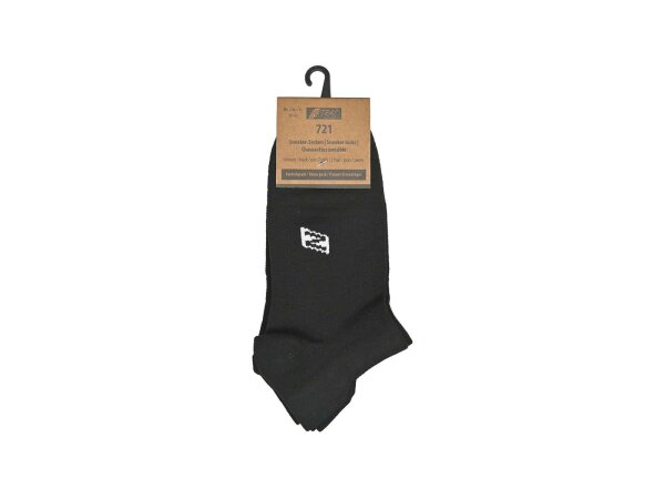 Sneaker Socken schwarz, Gr. 39 - 42