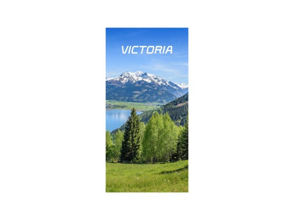 VICTORIA Banner Textilbanner für Alu-Spa Motiv: Landschaft