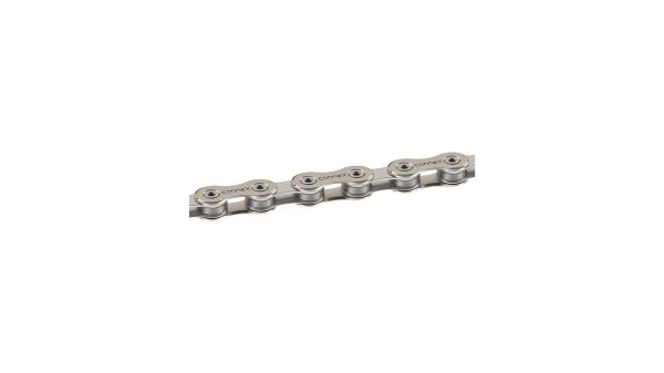 CONNEX Kette 9-fach, 1/2" x 11/128" SB-v "9sE", Innenlaschen Edelstahl, Außenlaschen Stahl, mit 136 Glieder, extra lange und verstärkte E-Rad-Kette, Gewicht: 332 g