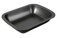 ZENKER Dessert- und Auflaufform 34x25x6cm Bake, Click & Go mit Haube und 2 Magnetschildern