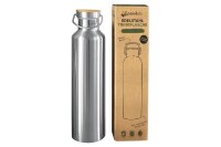 PANDOO Trinkflasche isoliert Edelstahl 1000ml