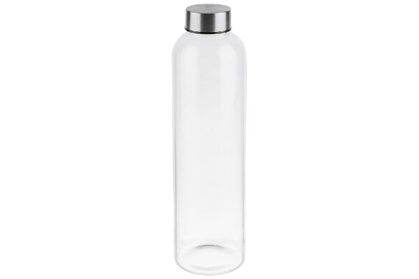 APS Trinkflasche Glas/18/8 0,55l Ø6,5cm H23,5cm