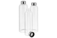 APS Trinkflasche Glas/18/8 0,55l Ø6,5cm H23,5cm