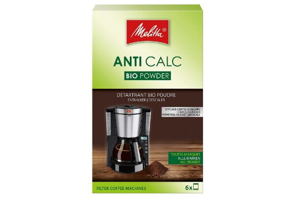 MELITTA Bio Entkalker Filterkaffeemaschinen 6x20g