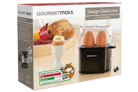 GOURMETMAXX Eierkocher Kompakt 2.0 250W schwarz matt