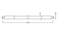 OSRAM LED TUBE T5 HF 549mm 7W 4000K   