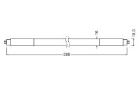 OSRAM LED TUBE T5 HF 288mm 4W 3000K