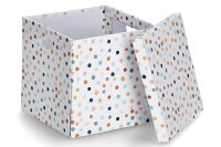 ZELLER PRESENT Aufbewahrungsbox Dots 33,5x33x32cm