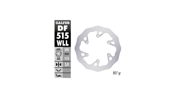 GALFER Wave Bremsscheibe "DF515" Typ WLL - Offr