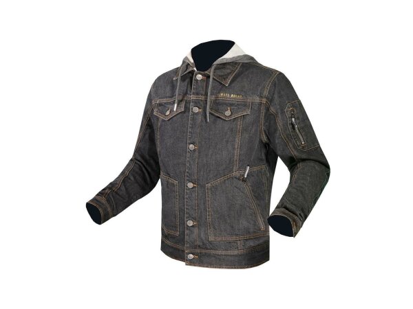 LS2 Jacke "Oaky" Damen, Material: Premium Denim Ba Gr. S, schwarz