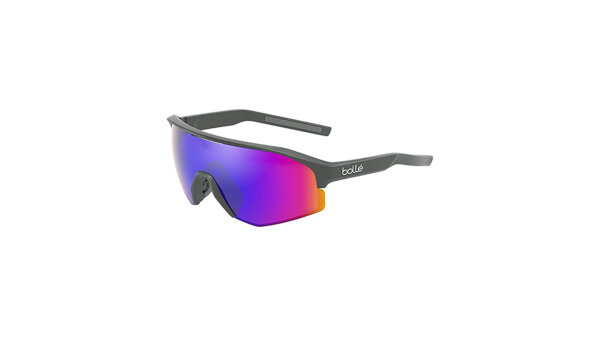 BOLLÉ Sportbrille Lightshifter XL Größe  titanium matte Scheibe Volt Ultraviolet Cat. 3