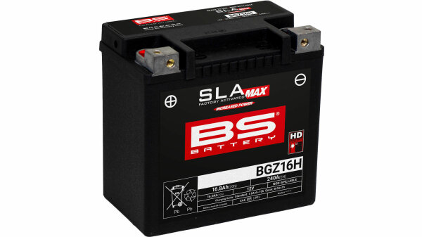 BS-BATTERY Batterie "YTX16H" SLA-MAX, versiegelt,  BS-Battery, SL