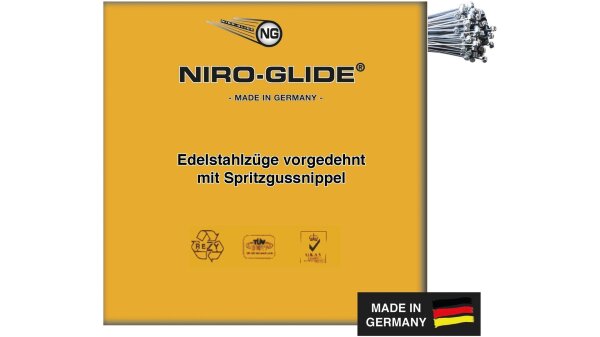 NIRO-GLIDE Bremsinnenzug Walzennippel, Ø 2050 mm lang 50 Stück im Karton