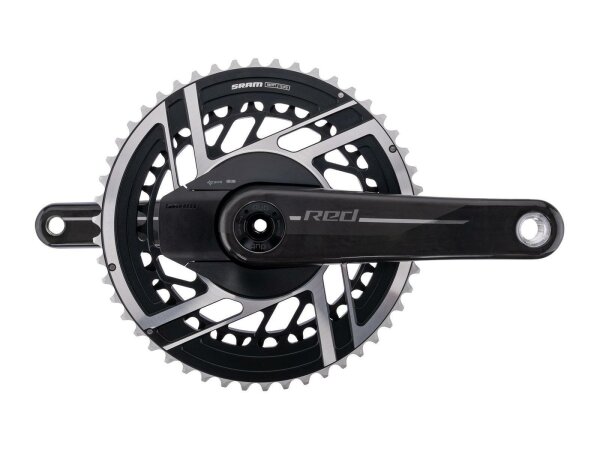 SRAM Kettenradgarnitur Powermeter Red AX 37 / 50 Zähne 160 mm Kurbellänge