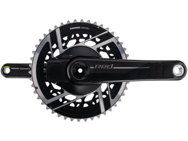 SRAM Kettenradgarnitur Powermeter Red AX 33 / 46 Zähne 1725 mm Kurbellänge