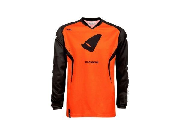 UFO PLAST Jersey MX Bamberg Herren Atmun Gr. S schwarz / orange