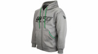 UFO PLAST Jacke Unisex, Material: Baumwolle Hoodie Gr. M, grau