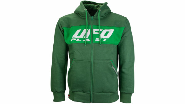 UFO PLAST Jacke Unisex, Material: Baumwo Gr. S grün