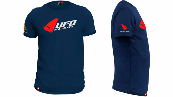 UFO PLAST T-Shirt Unisex, Material: 100  Gr. M blau