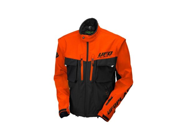 UFO PLAST Jacke "Taiga" Herren Enduro-Jacke, windd Gr. M, schwarz