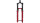 ROCKSHOX Federgabel "ZEB Ultimate RC2" 27,5" Boost rot, 170 mm Fe