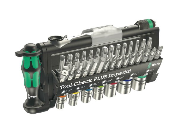 WERA Werkzeugsatz "Tool-Check Plus Imperial" 1/4", 39-tlg.