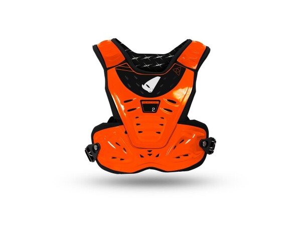 UFO PLAST Brustprotektor "Reac schwarz / orange