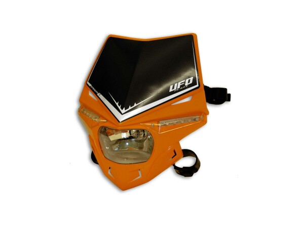 UFO PLAST Scheinwerfer "Stealth" Lichtmaske mit LE komplett, oran