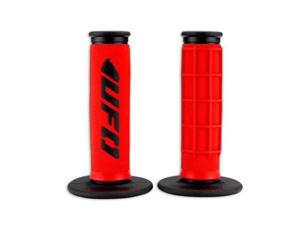 UFO PLAST Griffgummi "Challenger" Typ: Enduro &amp schwarz / rot