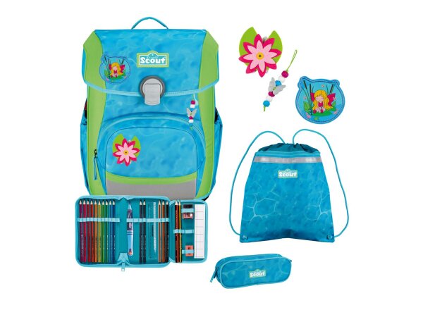 Scout Schulranzen Set Water Lily Neo Set