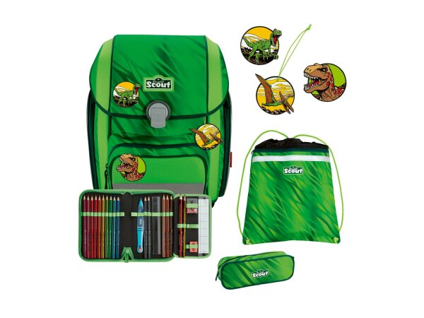 Scout Schulranzenset Dino Rex Genius Set