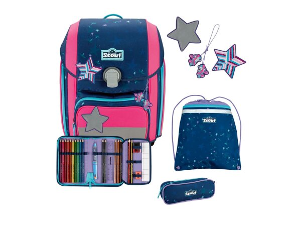 Scout Schulranzen Set Pretty Star Genius Set