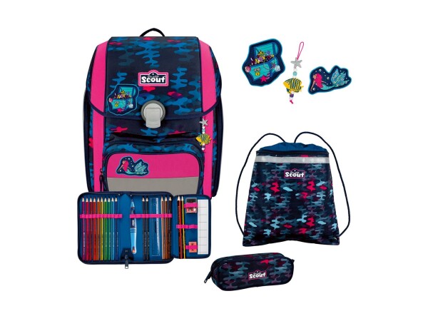 Scout Schulranzenset Magic Sea Genius Set