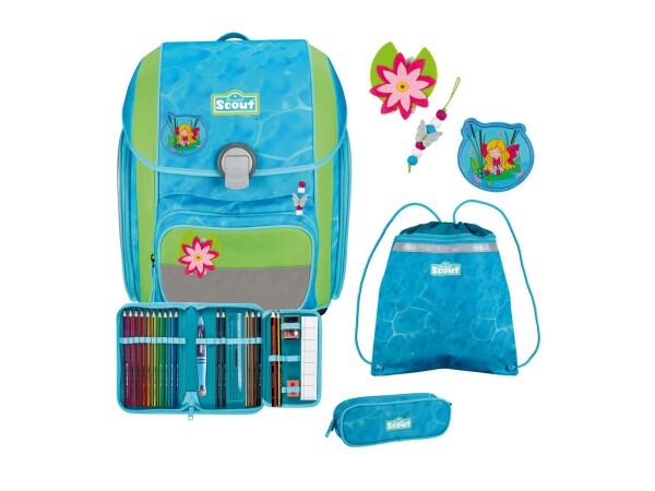 Scout Schulranzenset Water Lily Genius Set