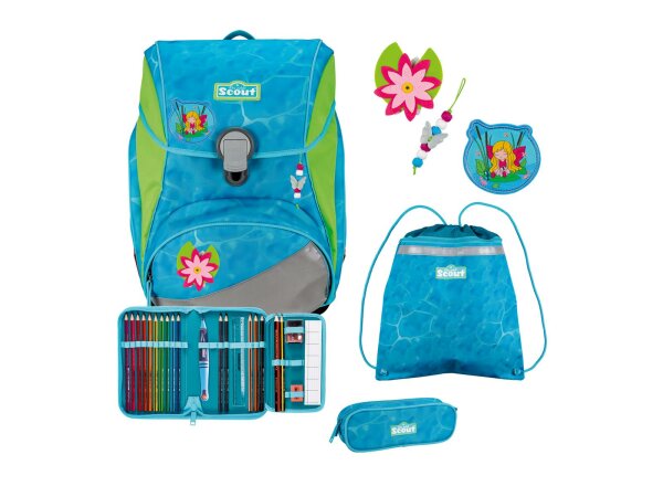 Scout Schulranzenset Water Lily Alpha Set