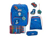 Scout Genius Set Superflash Blue Dino Schulranzenset