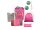 DerDieDas Schulranzenset ErgoFlex Tiny ECO Set Pink Planet