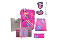 DerDieDas Schulranzenset ErgoFlex Easy NEON Set Neon Punkie