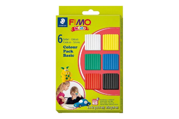 Fimo Kids Colo Pack Basic 6St