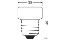 OSR FLAT 3,5W E27 2700K 3f dim