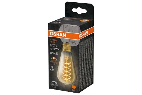 OSR LED-F ST 7W E27 2200K gd