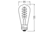 OSR LED-F ST 7W E27 2200K gd