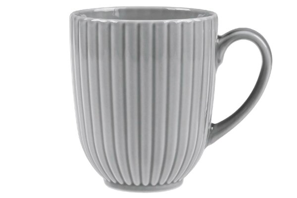 Kaffeebecher Relief grau 2er