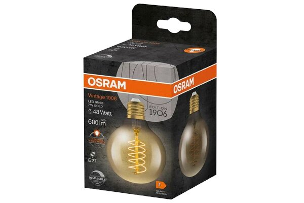 OSR LED-F GB 7W E27 2200K gd