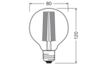 OSR LED-F GB 8,8W E27 2200K gd