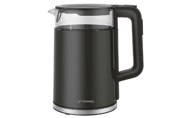 GRO Wasserkocher 1,7l schwarz