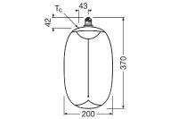 OSR LEDElipse/Oval Smo E27 dim