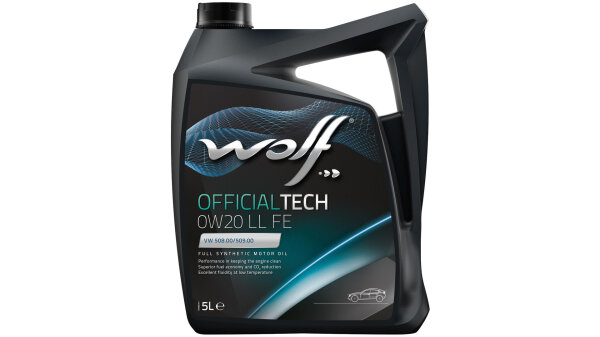 WOLF Motoröl OfficialTech LL FE SAE 0W-20, HC-Synthese, Freigab