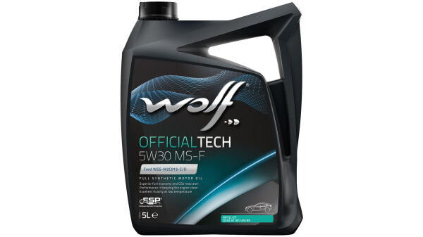 WOLF Motoröl OfficialTech MS-F SAE 5W-30, HC-Synthese, Freigabe